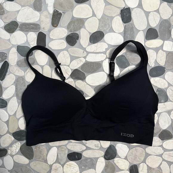 IZOD Women's Black Seamless Bra - Picture 1 of 3